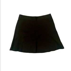 Banana Republic black flared mini skirt